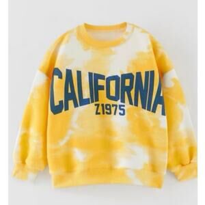 Sarah California Tie-Dye Crewneck Sweatshirt - Boys Size 4/5